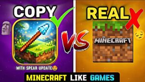 TOP 3 COPY GAMES LIKE MINECRAFT WITH SPEAR AND BABY