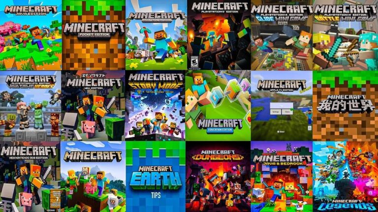 The Evolution of MINECRAFT Games (2011-2023)