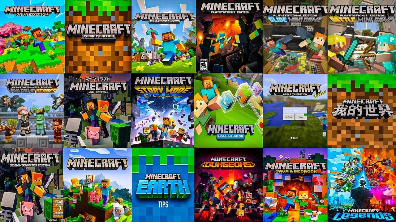 The Evolution of MINECRAFT Games (2011-2023)