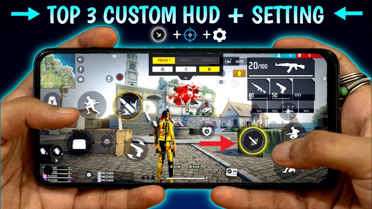 Top 3 Best Custom HUD + Setting [ Secret ]