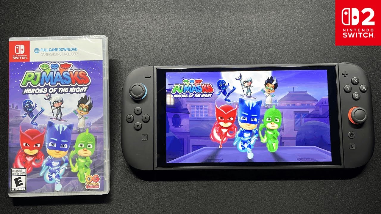 Unboxing PJ Masks: Heroes of The Night - Nintendo Switch