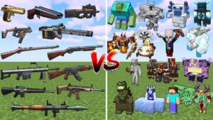 What Minecraft TaCZ Gun can Defeat the Most Bosses in
