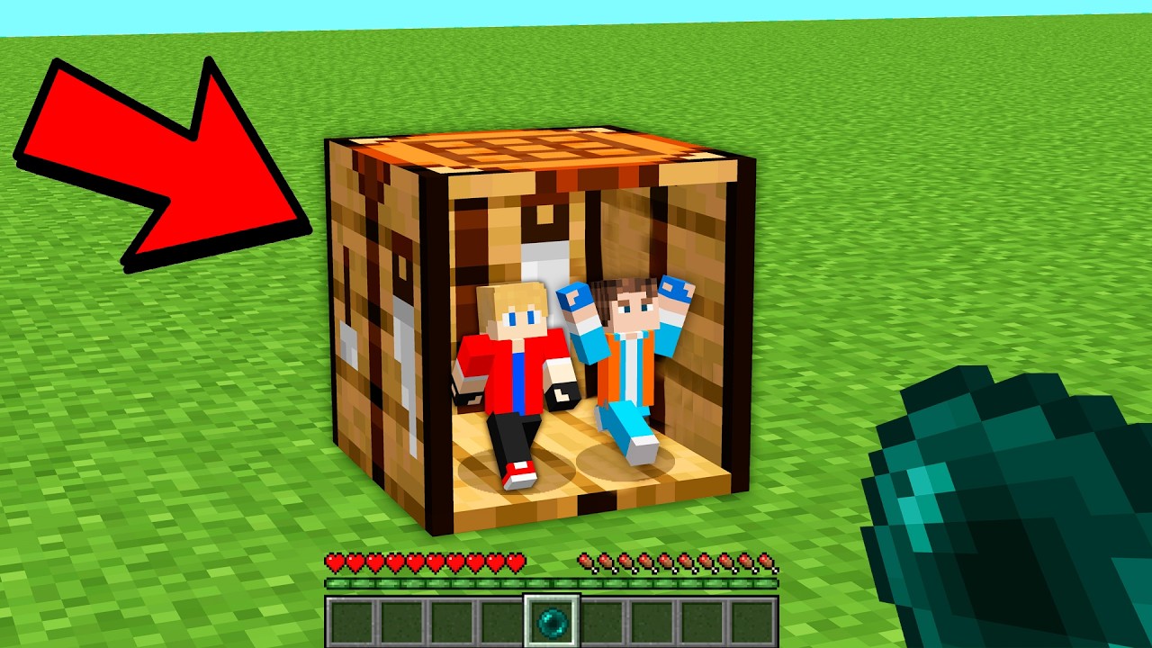 como ENTRAR em QUALQUER BLOCO do Minecraft!