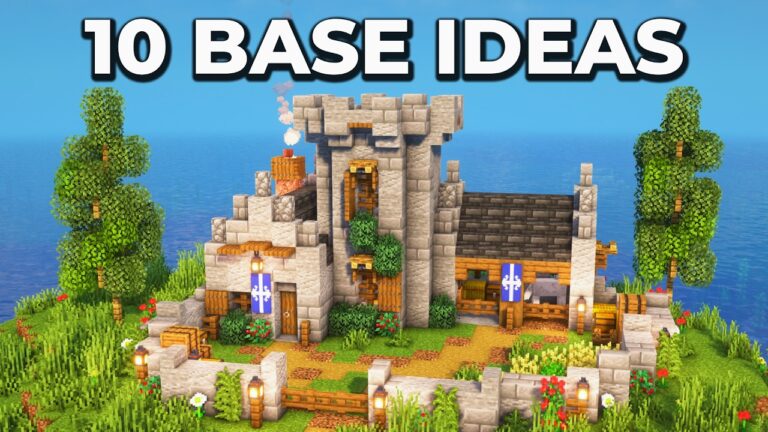 10 Starter Base Ideas for Survival Minecraft 1.21