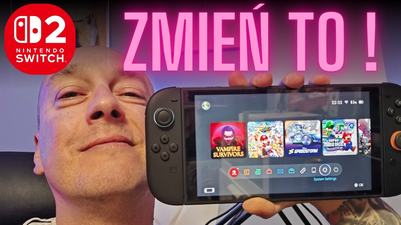 15 USTAWIEŃ, które MUSISZ zmienić na Nintendo Switch 2! 🔋Bateria,