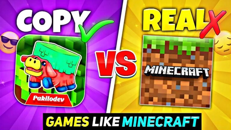 TOP 5 BEST COPY GAMES LIKE MINECRAFT 1.22 JAVA EDITION
