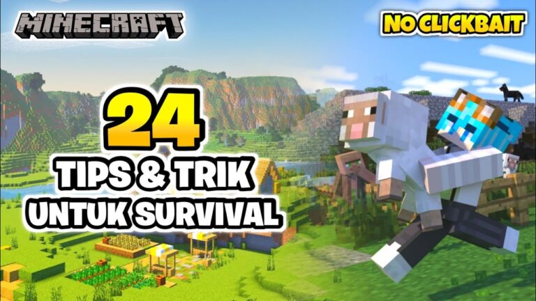 24 Tips Pro Survival Minecraft Mempermudah Survival Yang Harus Kalian