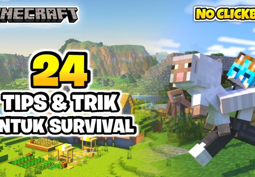 24 Tips Pro Survival Minecraft Mempermudah Survival Yang Harus Kalian