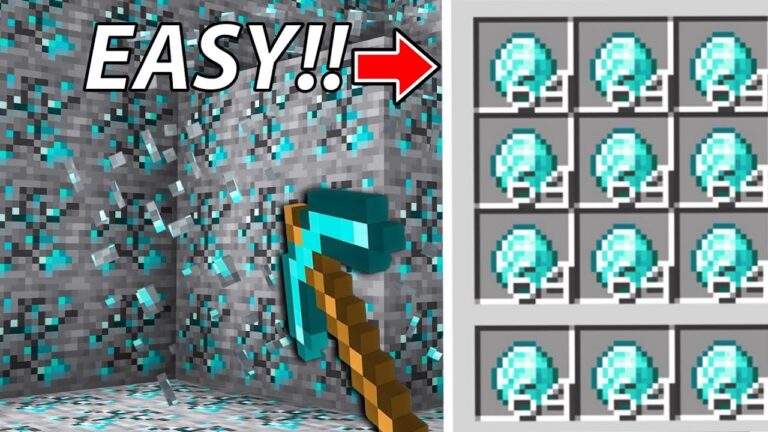 4 Ways To Find A LOT OF DIAMONDS In Minecraft