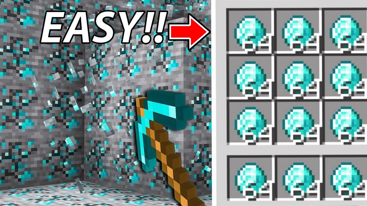 4 Ways To Find A LOT OF DIAMONDS In Minecraft