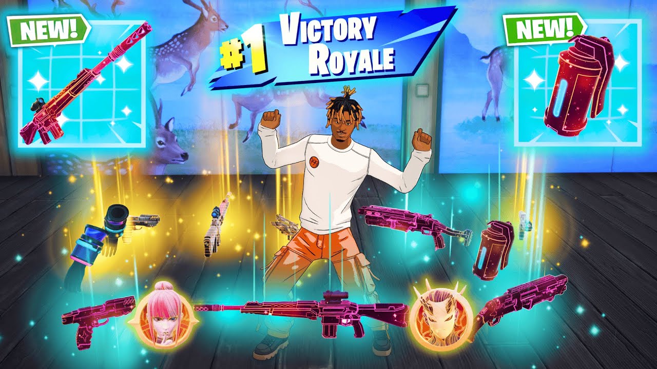ALL EXOTIC AND MYTHIC GUNS IN FORTNITE (NEW! Chapter 6