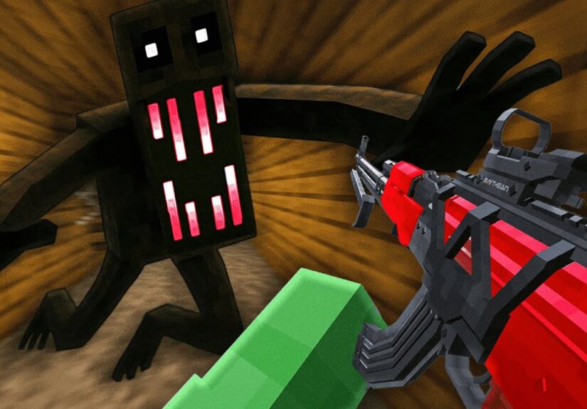 Beating Every Minecraft Horror Mod with Guns