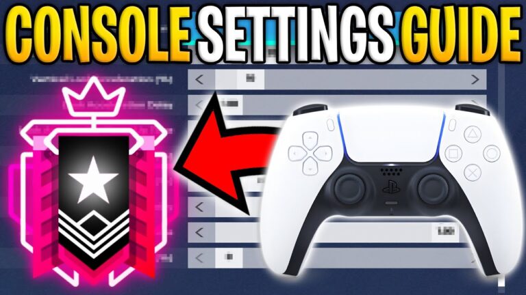 Best Console Settings & Sensitivity - Rainbow Six Siege Ultimate