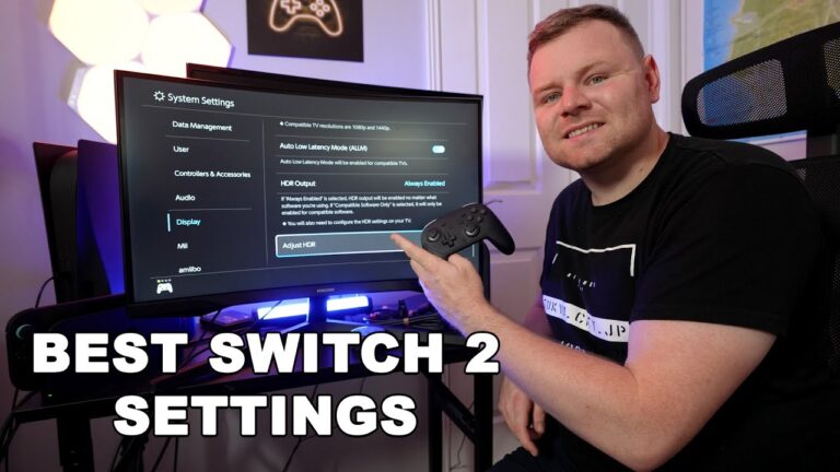 Best TV Settings For Nintendo Switch 2 (HDR Setup Guide