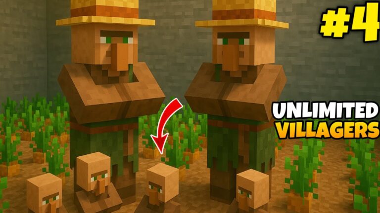 Built a Villager Breeding Farm 👨‍🌾 | Minecraft Survival Ep-04
