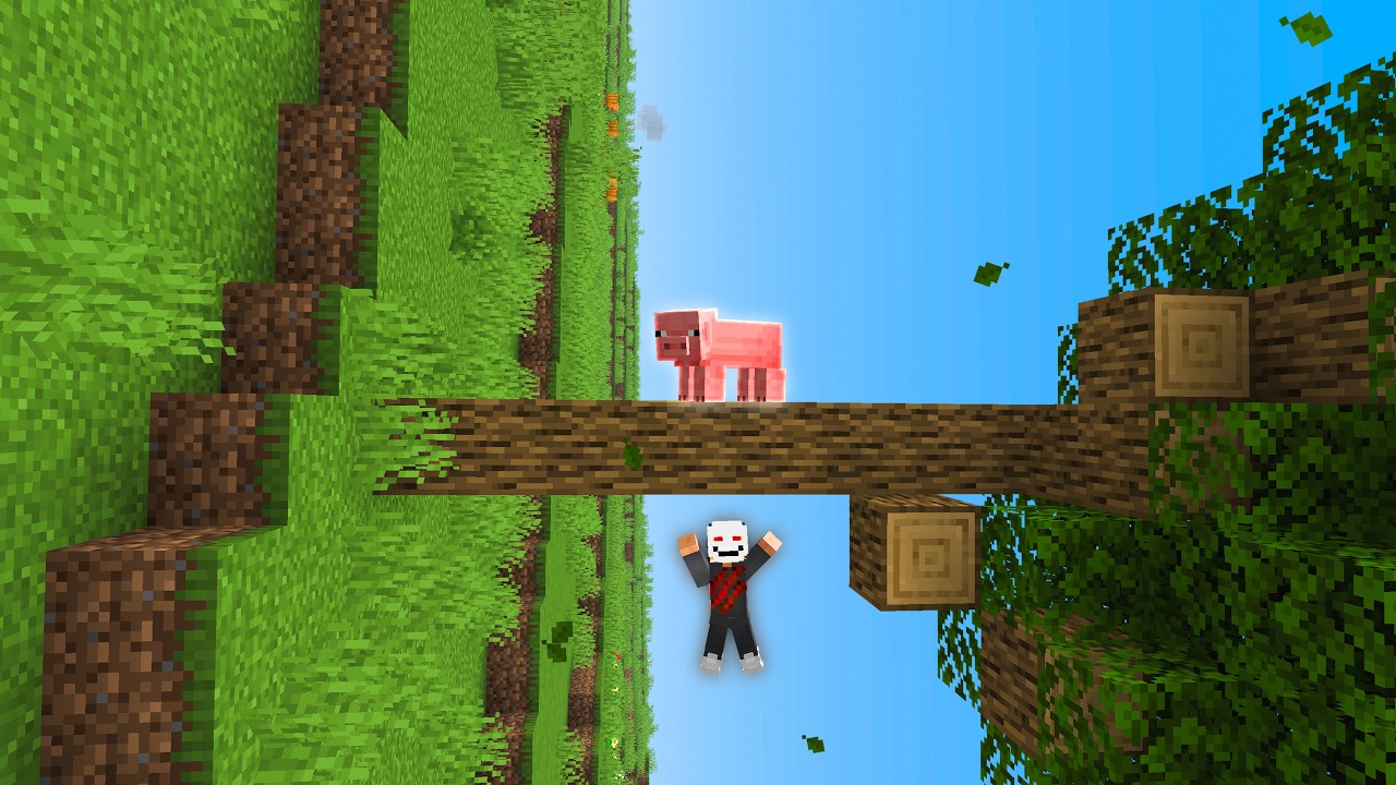 Chiến thắng Minecraft Thế Giới Nằm Dọc