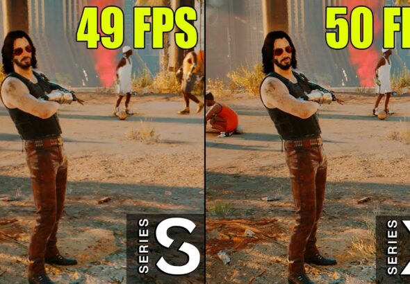Cyberpunk 2077 Phantom Liberty Xbox Series S vs Series X