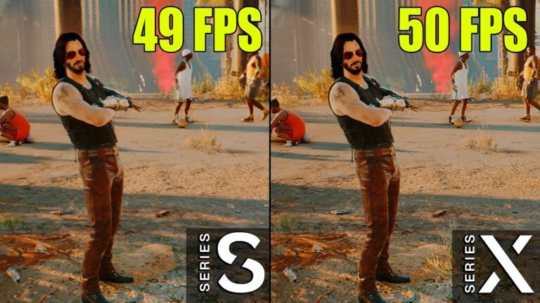 Cyberpunk 2077 Phantom Liberty Xbox Series S vs Series X