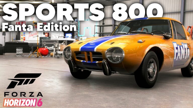Forza Horizon 6 - Toyota Sports 800 Fanta Edition (Motorbike