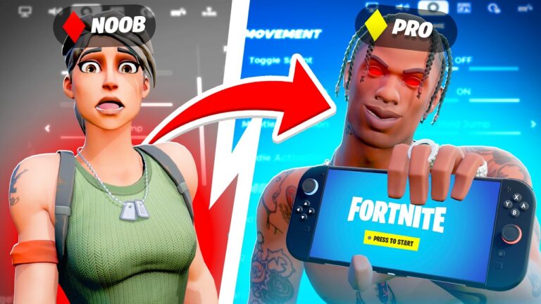 How To Get BETTER at Fortnite on Nintendo Switch! (Beginner