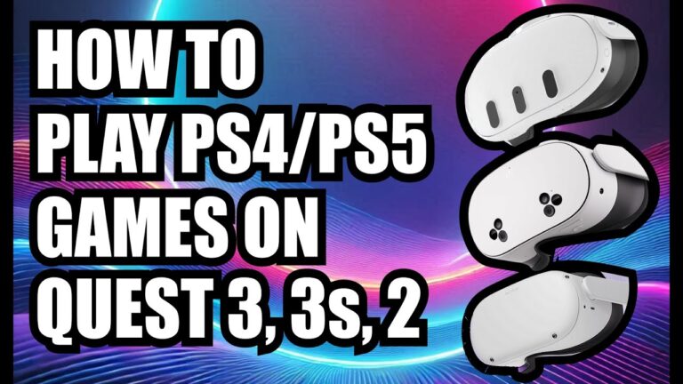 How to Play PS4/PS5 Games On Oculus Quest 3/3s/2! New