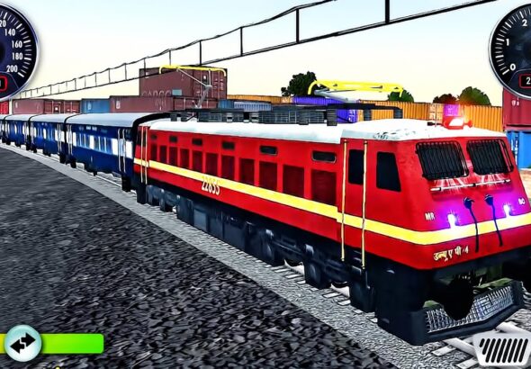 Indian Train Simulator 3D - Passenger Train Route Driving 2024