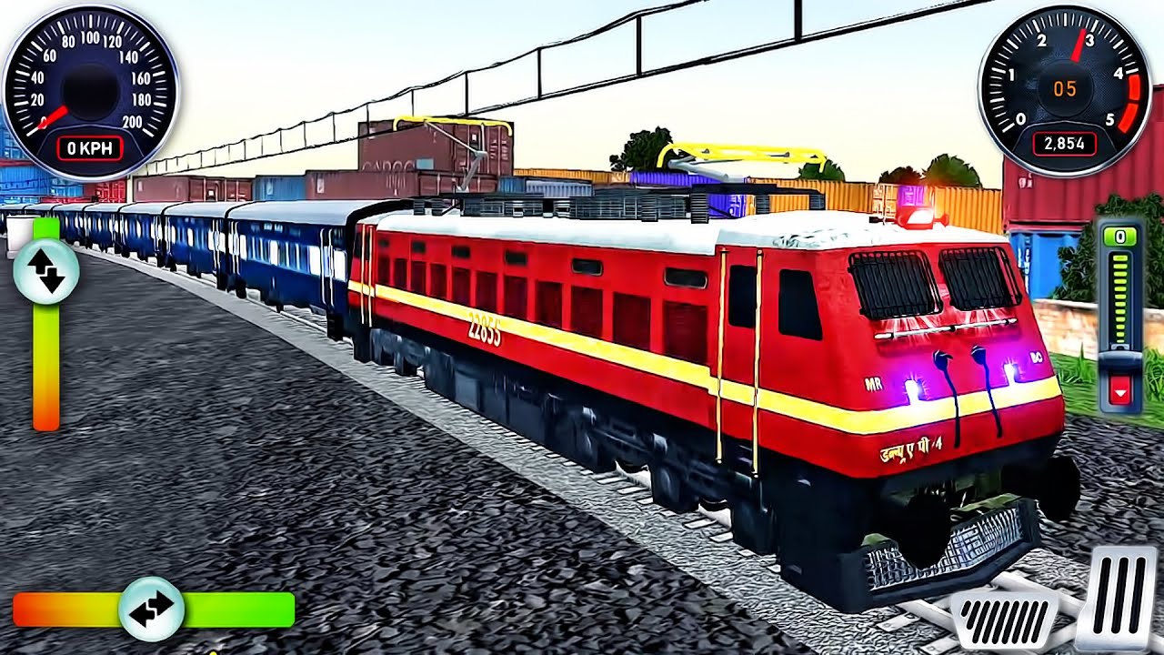 Indian Train Simulator 3D - Passenger Train Route Driving 2024