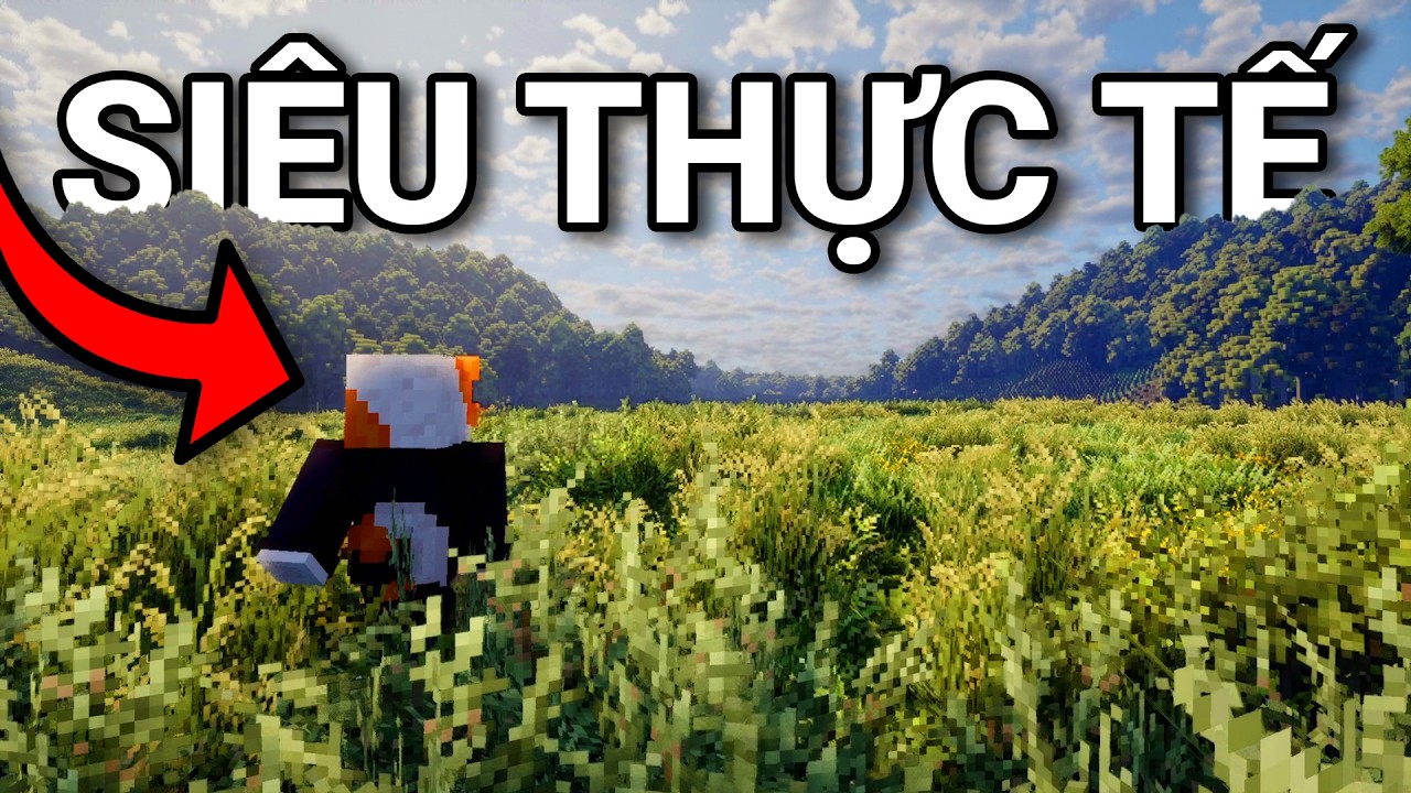 Liệu bạn có thể Biến Minecraft trở nên SIÊU THỰC
