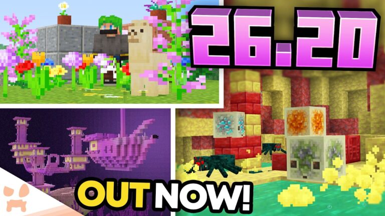 MINECRAFT 26.20: NEW END UPGRADES, SULFUR CAVE V1 + PLANT