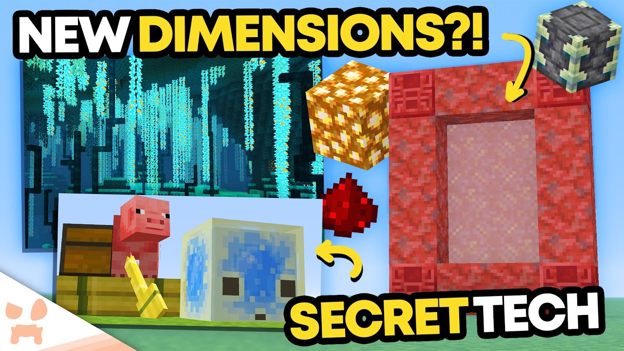 MINECRAFT JUST SET UP THE 4TH DIMENSION, ADDED A NEW