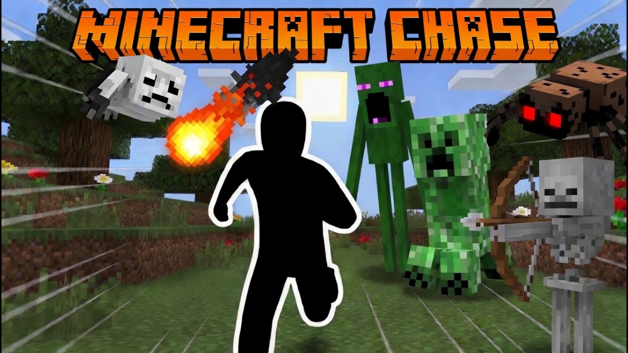 MINECRAFT SURVIVAL Immersive Interactive Warm Up | RUN FROM THE
