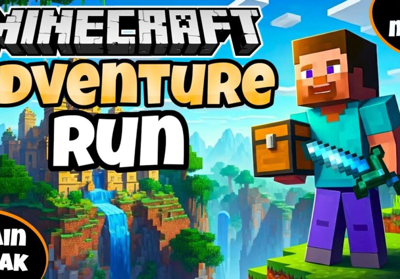 💎 Minecraft Adventure Run💎 Fitness Run | Brain Break |