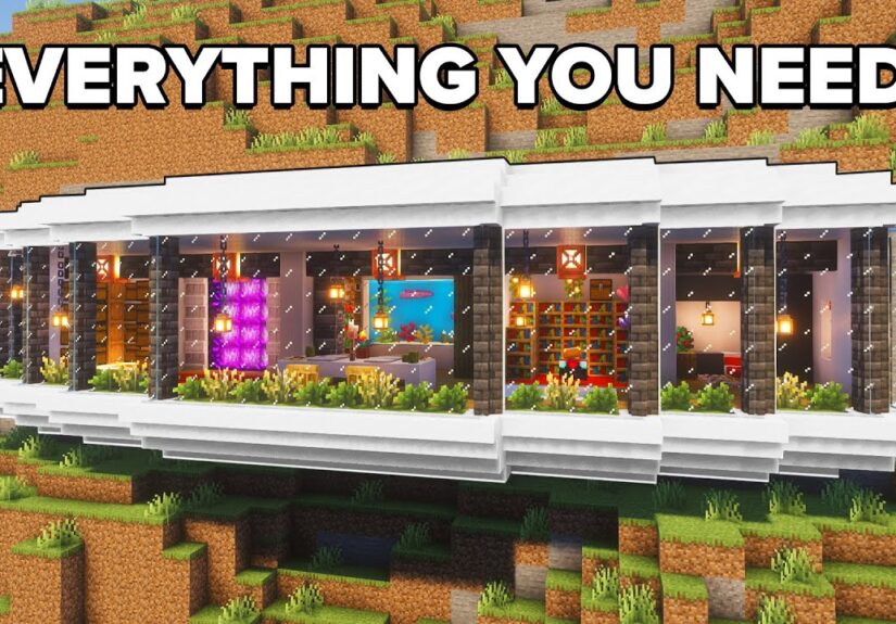 Minecraft: How to Build a Starter Mountain Base | Tutorial🏠