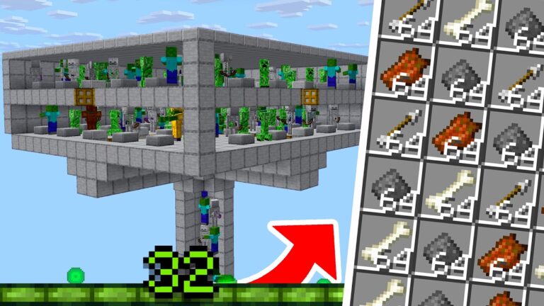 Minecraft Mob XP Farm Tutorial 26.1+ | NEW DESIGN -