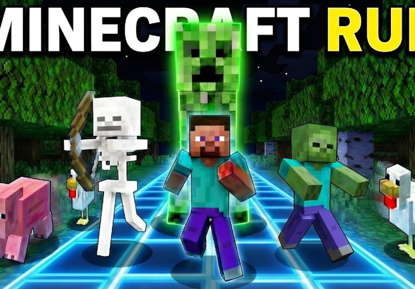 Minecraft Run Immersive Interactive Warm Up |Challenge |Viral Interactive Game