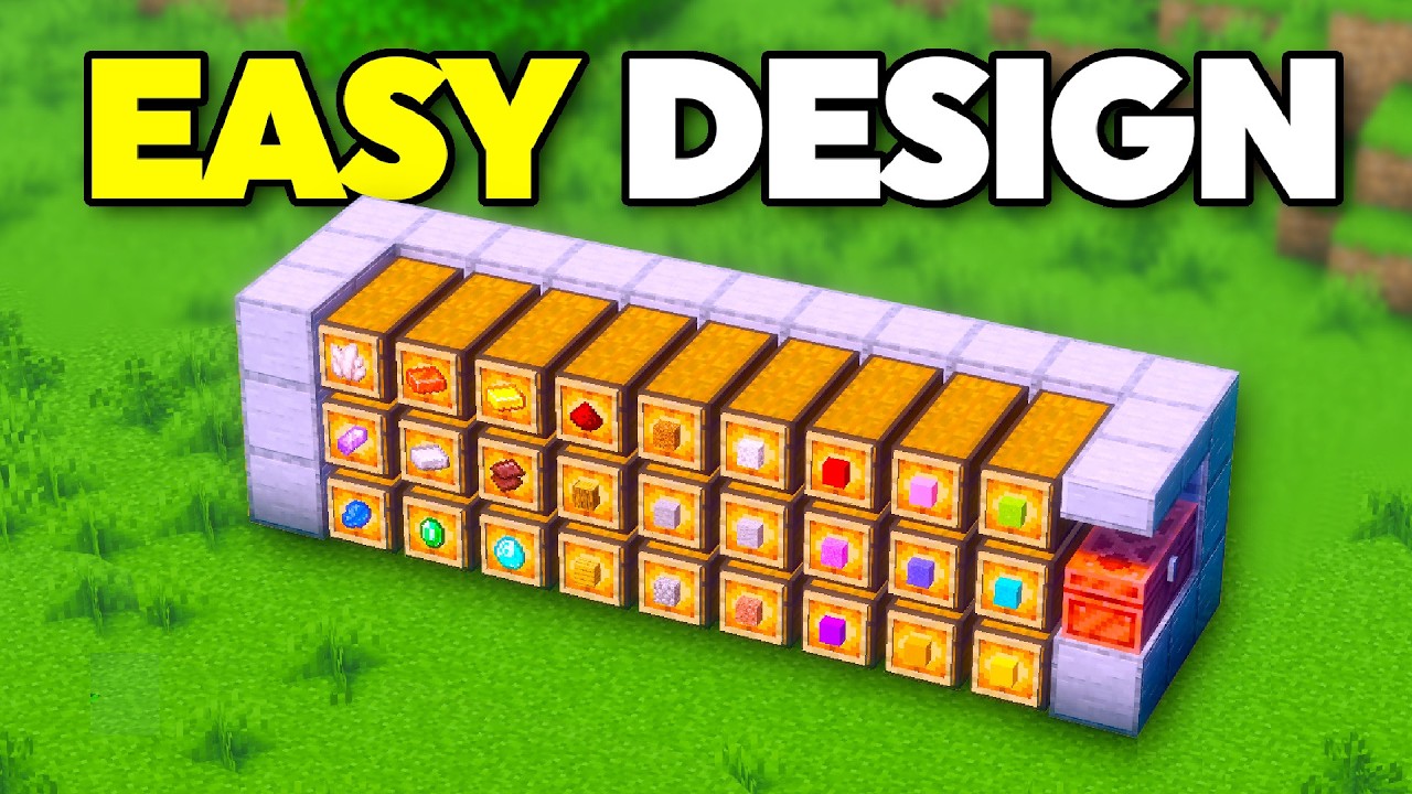 NEW EASIEST AUTO SORTER Minecraft 1.21/26.1