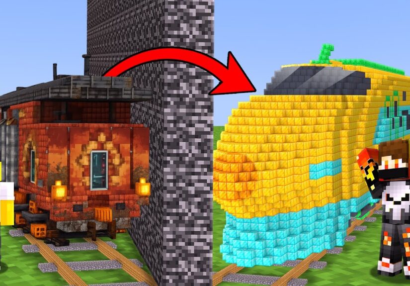 NOOB VS PRO: I cheated with PRO BUILDER in Minecraft