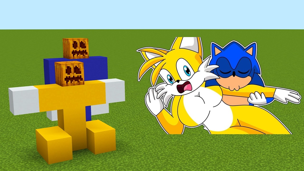 New SUPER SONIC EXE X TAILS GIRL Addon in MINECRAFT!