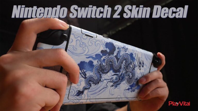 Nintendo Switch 2 Skin Decal Installation Guide - PlayVital