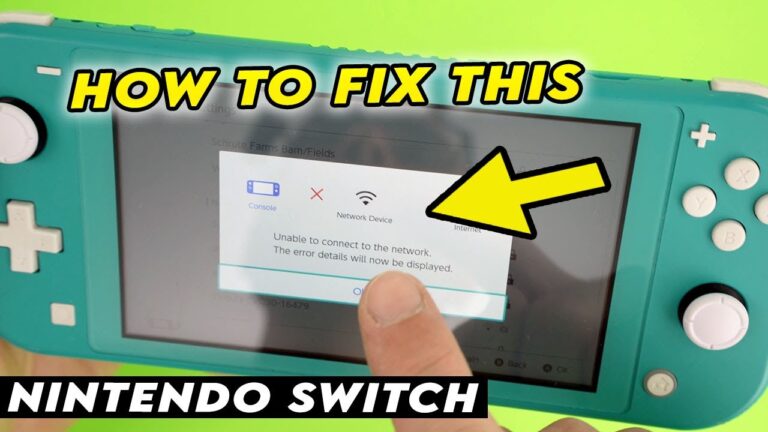 Nintendo Switch : How to Fix Unable to Connect to