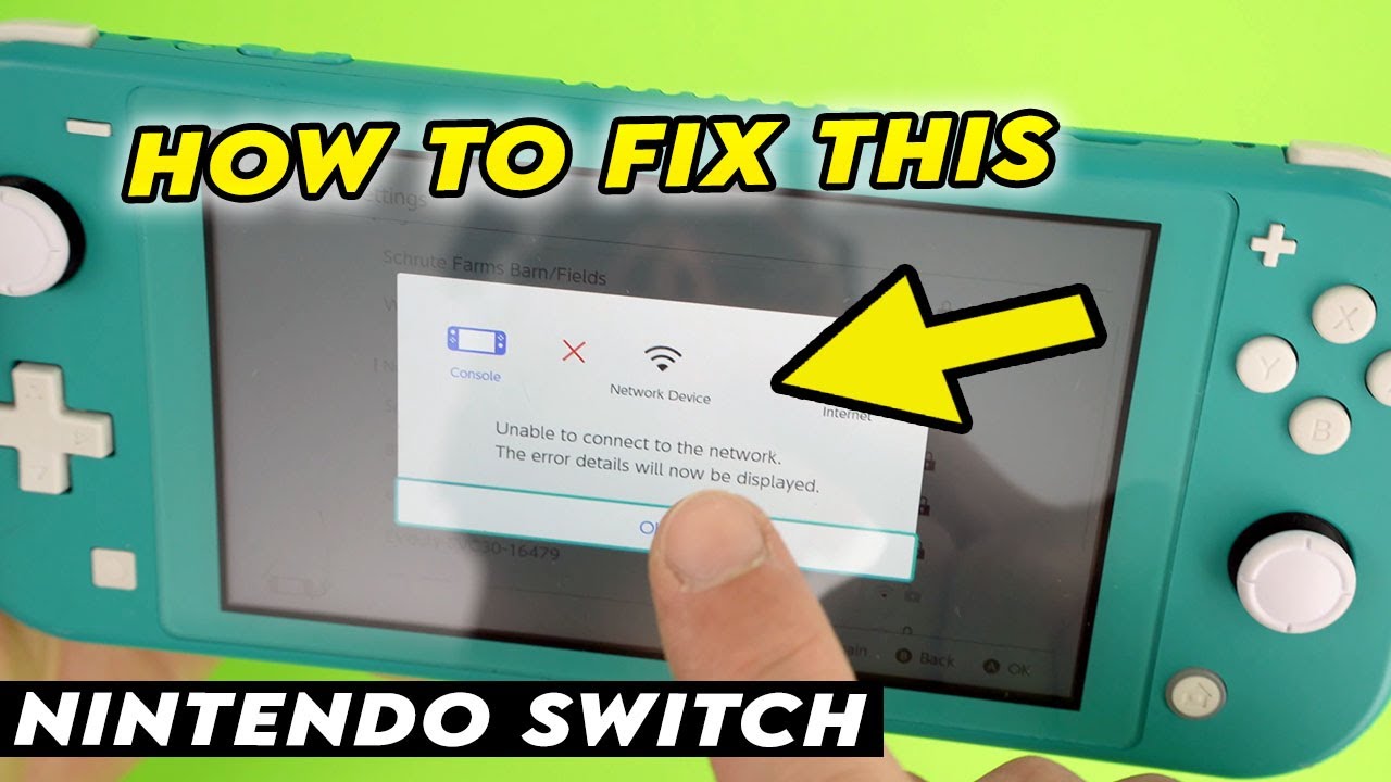 Nintendo Switch : How to Fix Unable to Connect to