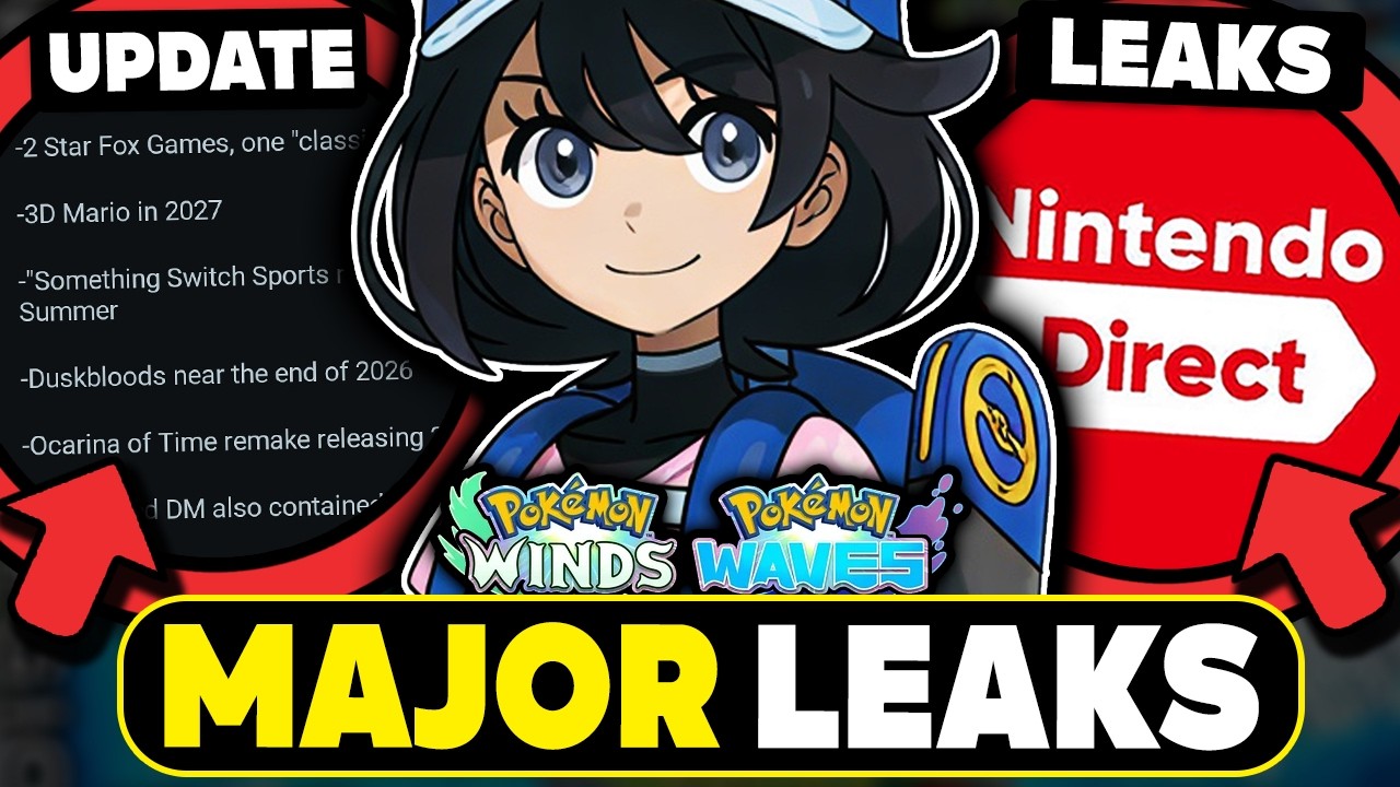 POKEMON NEWS! MAJOR NEW NINTENDO LEAKS! NEW Winds & Waves