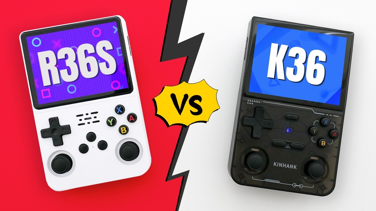 R36S VS K36 Retro Portable Handheld Game Consoles: Which One