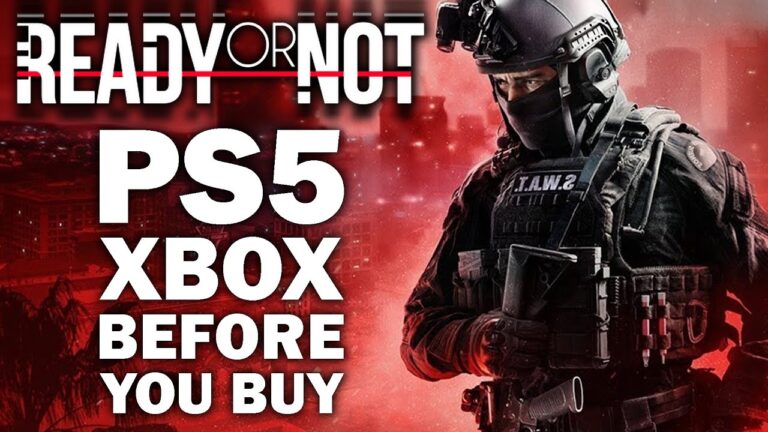 Ready Or Not PS5 And Xbox Series X | S
