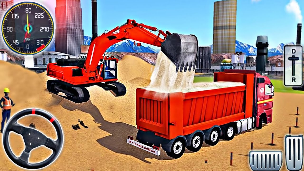 Real Construction Simulator City Building Off-Road Android 3D GamePlay (2024)