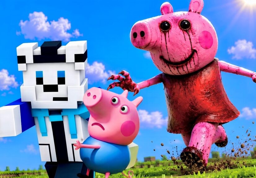 SOBREVIVO A PEPPA PIG DE HORROR EN MINECRAFT