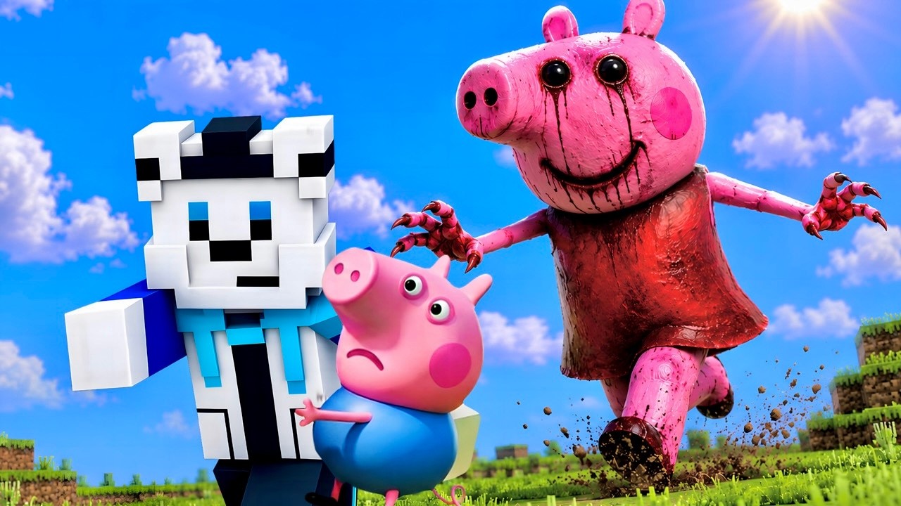 SOBREVIVO A PEPPA PIG DE HORROR EN MINECRAFT