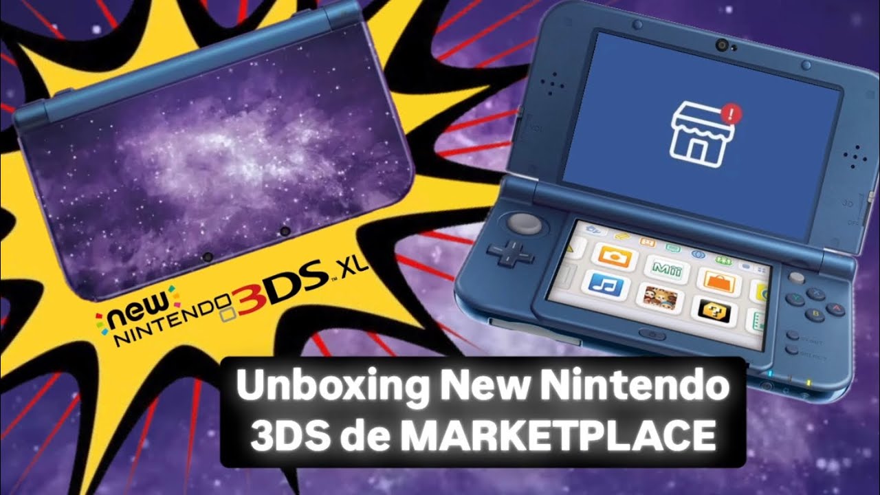 Unboxing New Nintendo 3DS XL Galaxy desde MARKETPLACE