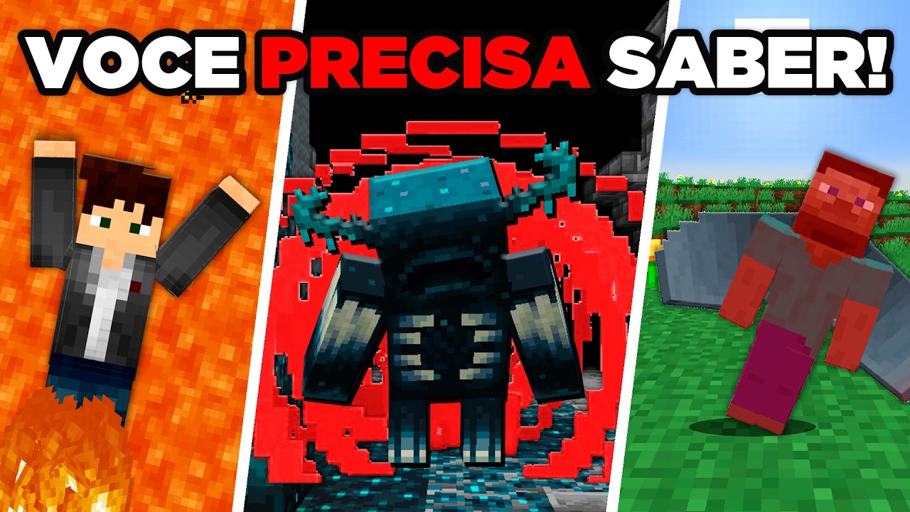 ✔️ Você NUNCA mais vai MORRER no MINECRAFT SURVIVAL e