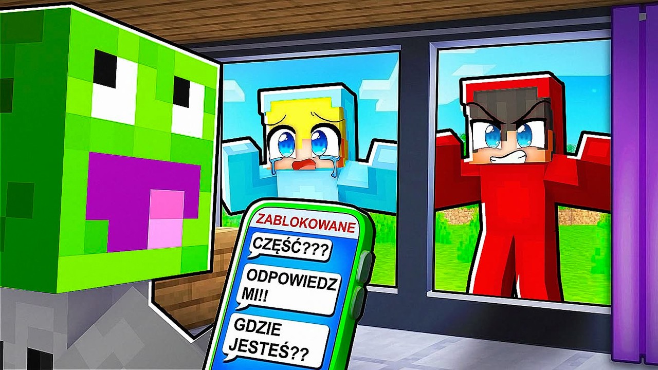 ZABLOKOWAŁEM MOICH PRZYJACIÓŁ na 24H w Minecraft!